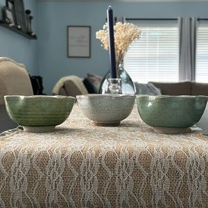 3 Anthropologie bowls